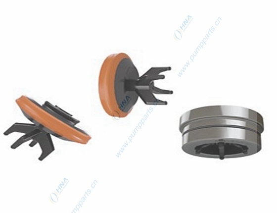 中國Claw welding valve body, for plunger pump/fracturing pump -- vulcanized one-piece polyurethane rubber -- BWB type